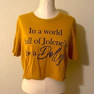 Vintage Cropped Dolly Parton Tee